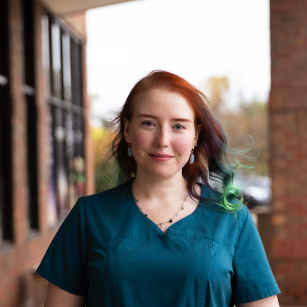 <strong>Amanda</strong>
Vet Asst.
<span style="font-size: 14px;">She/Her/Hers</span>
<span style="color: #ef476f;"><strong><em><span style="font-size: 14px;">with CCAH since 2026</span></em></strong></span>